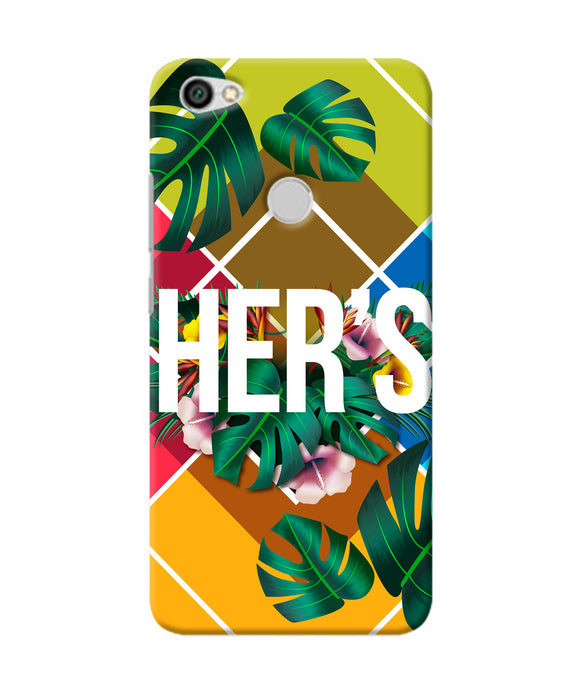 His Her Two Redmi Y1 Back Cover