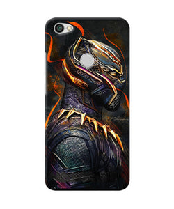 Black Panther Side Face Redmi Y1 Back Cover