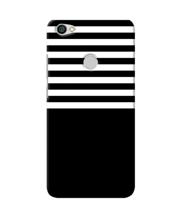 Black And White Print Redmi Y1 Back Cover