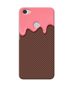 Waffle Cream Biscuit Redmi Y1 Back Cover