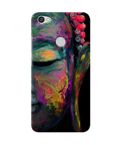 Buddha Face Painting Redmi Y1 Back Cover