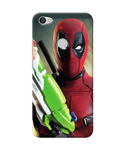 Deadpool Funny Gun Redmi Y1 Back Cover