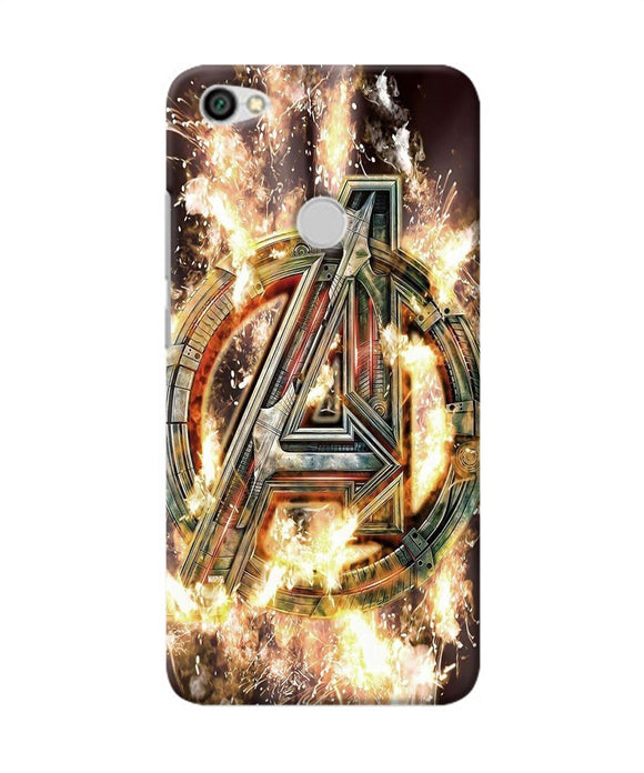 Avengers Burning Logo Redmi Y1 Back Cover