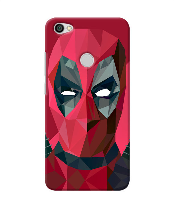 Abstract Deadpool Full Mask Redmi Y1 Back Cover