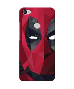 Abstract Deadpool Half Mask Redmi Y1 Back Cover