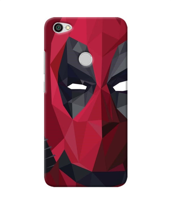 Abstract Deadpool Half Mask Redmi Y1 Back Cover