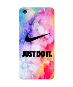 Just Do It Colors Redmi Y1 Back Cover