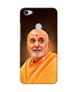 Pramukh Swami Painting Redmi Y1 Back Cover