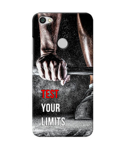 Test Your Limit Quote Redmi Y1 Back Cover