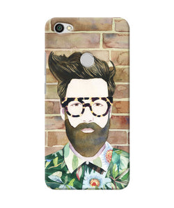 Beard Man With Glass Redmi Y1 Back Cover