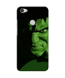 Hulk Green Painting Redmi Y1 Back Cover