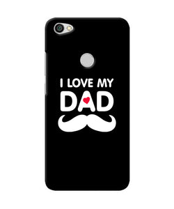 I Love My Dad Mustache Redmi Y1 Back Cover