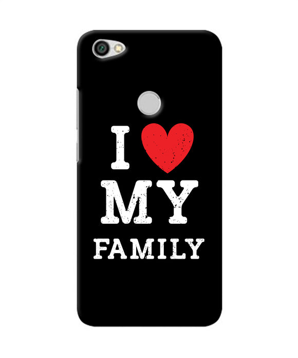 I Love My Family Redmi Y1 Back Cover