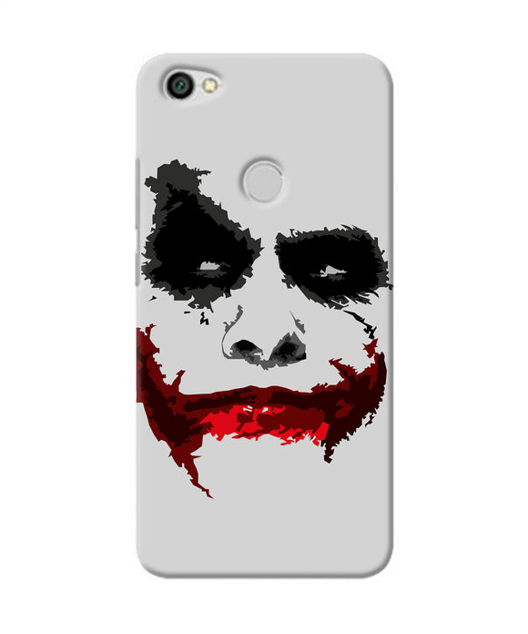 Joker Dark Knight Red Smile Redmi Y1 Back Cover