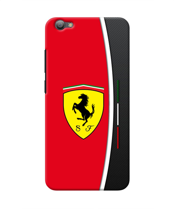 Ferrari Abstract Maroon Vivo V5/V5s Real 4D Back Cover