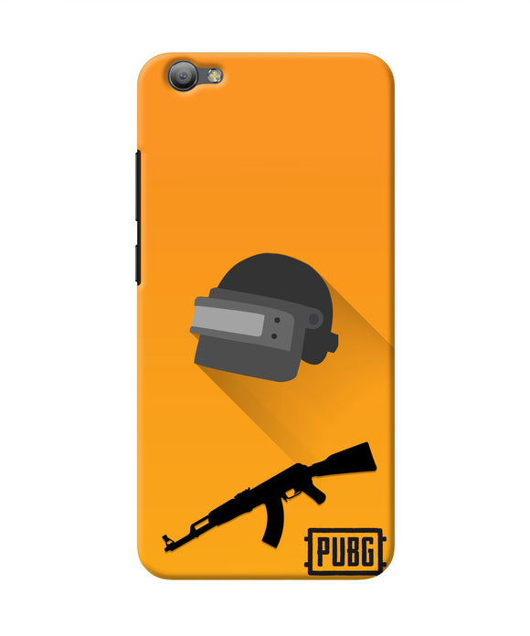 PUBG Helmet and Gun Vivo V5/V5s Real 4D Back Cover