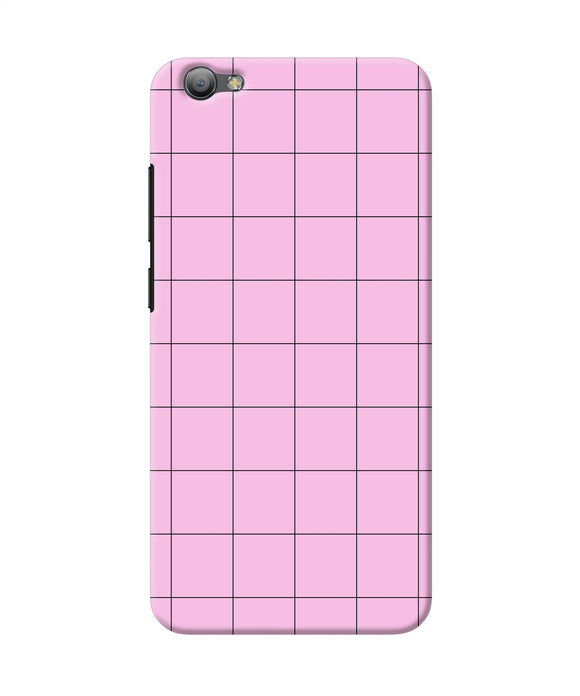 Pink Square Print Vivo V5 / V5s Back Cover