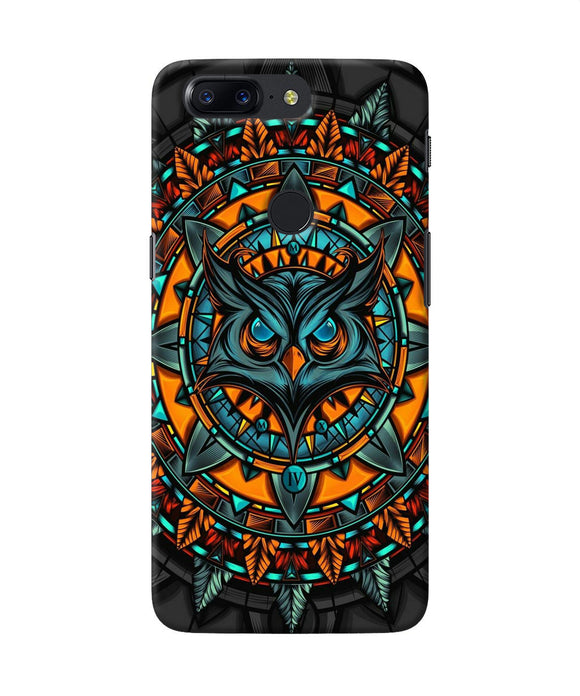 Angry Owl Art Oneplus 5t Back Cover
