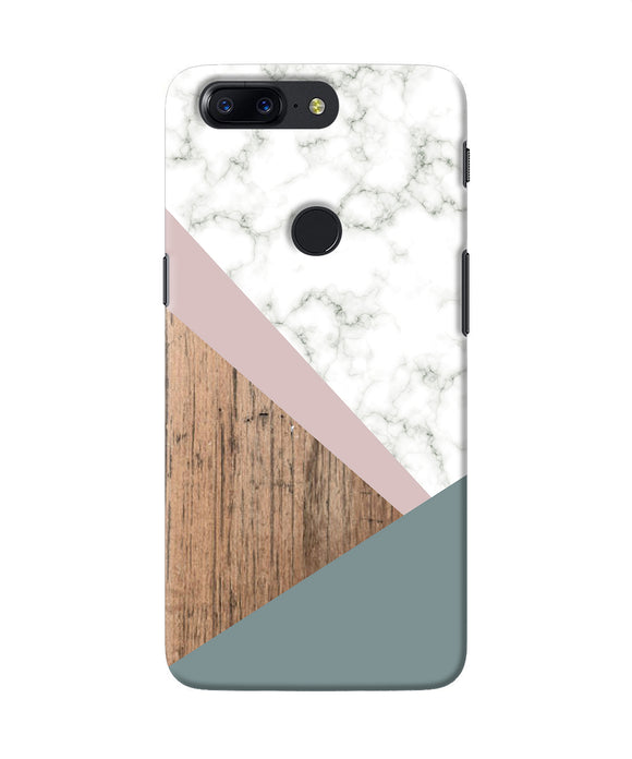 Marble Wood Abstract Oneplus 5t Back Cover