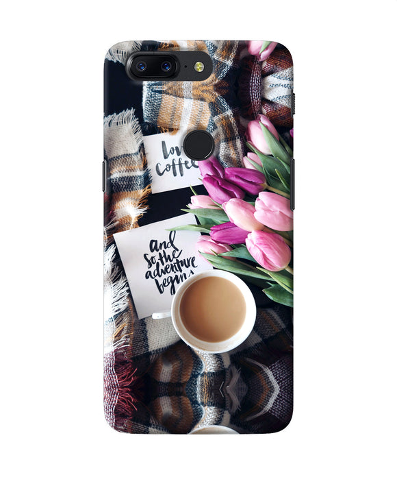 Love Coffee Quotes Oneplus 5t Back Cover