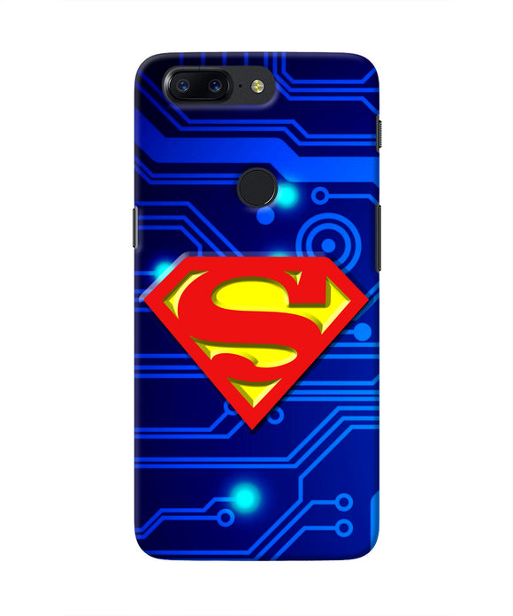 Superman Abstract Oneplus 5T Real 4D Back Cover