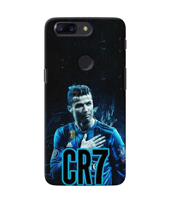 Christiano Ronaldo Blue Oneplus 5T Real 4D Back Cover