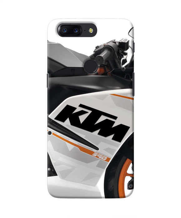 KTM Bike Oneplus 5T Real 4D Back Cover