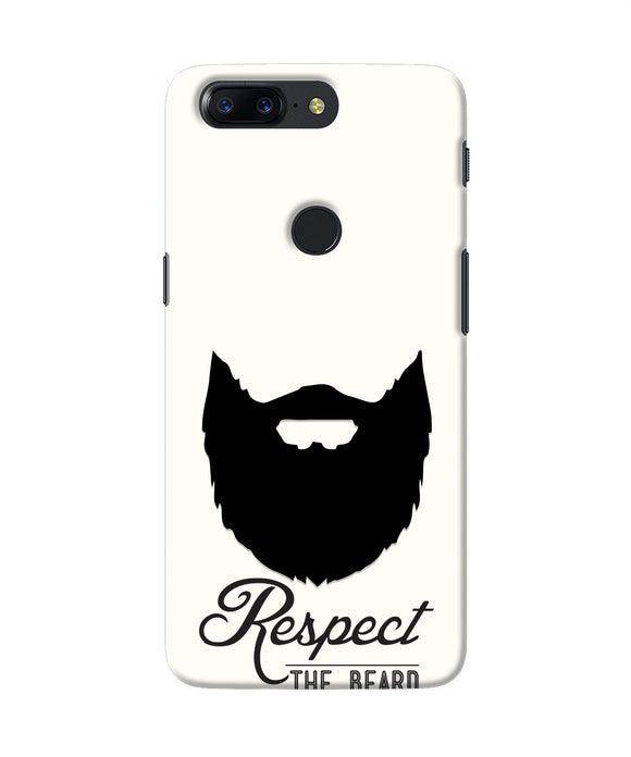 Respect the Beard Oneplus 5T Real 4D Back Cover