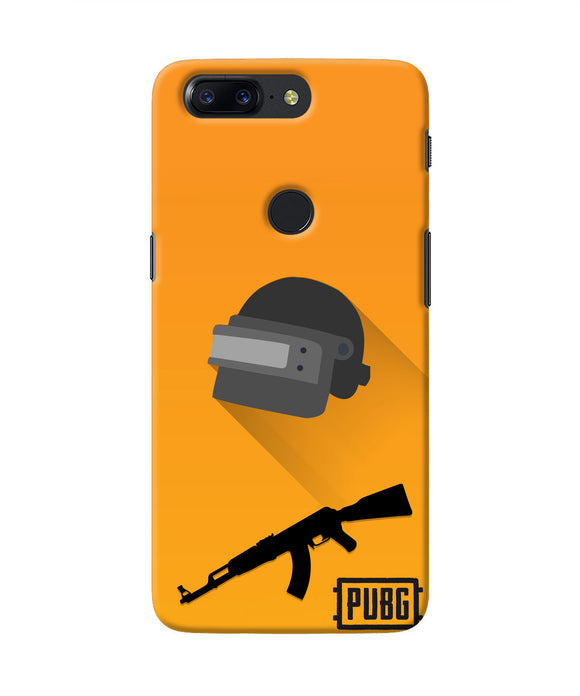 PUBG Helmet and Gun Oneplus 5T Real 4D Back Cover