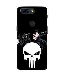 Punisher Character Oneplus 5T Real 4D Back Cover