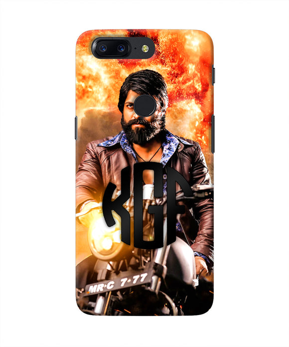 Rocky Bhai on Bike Oneplus 5T Real 4D Back Cover