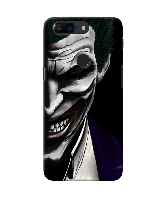 The Joker Black Oneplus 5t Back Cover