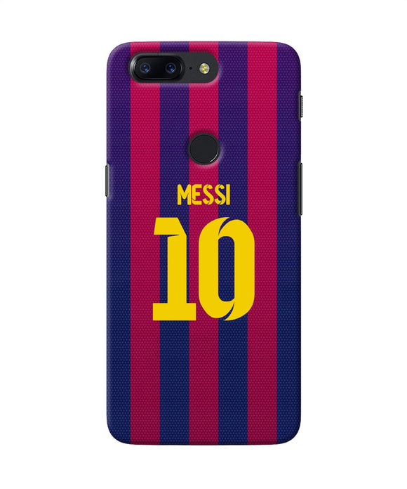 Messi 10 Tshirt Oneplus 5t Back Cover