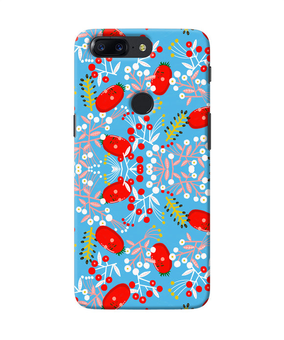 Small Red Animation Pattern Oneplus 5t Back Cover
