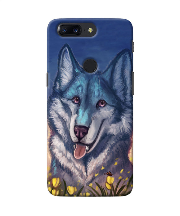 Cute Wolf Oneplus 5t Back Cover