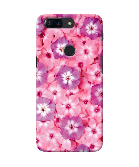Natural Pink Flower Oneplus 5t Back Cover