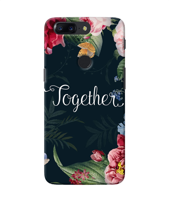 Together Flower Oneplus 5t Back Cover