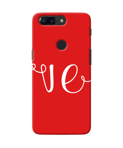 Love Two Oneplus 5t Back Cover