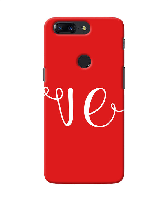 Love Two Oneplus 5t Back Cover