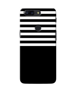 Black And White Print Oneplus 5t Back Cover