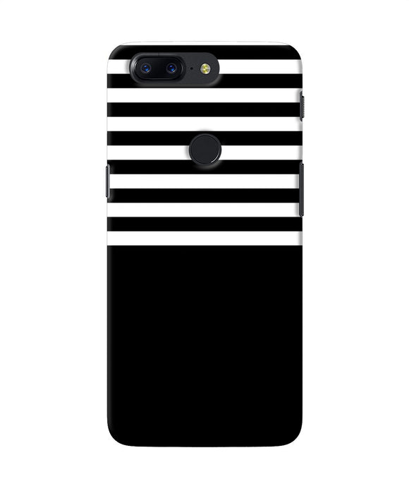 Black And White Print Oneplus 5t Back Cover