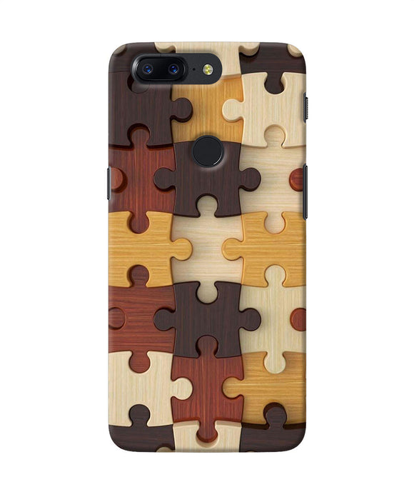 Wooden Puzzle Oneplus 5t Back Cover