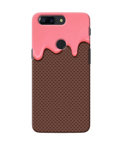 Waffle Cream Biscuit Oneplus 5t Back Cover