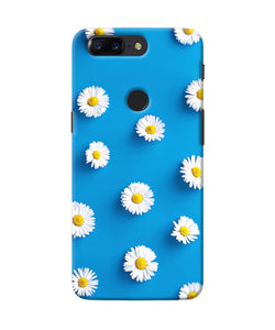 White Flowers Oneplus 5t Back Cover