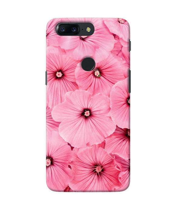 Pink Flowers Oneplus 5t Back Cover