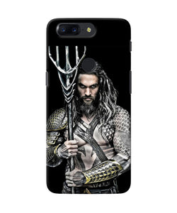 Aquaman Trident Black Oneplus 5t Back Cover