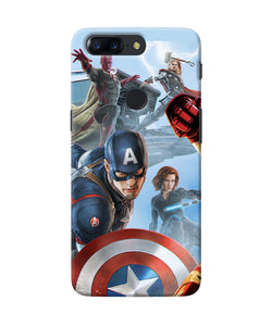 Avengers On The Sky Oneplus 5t Back Cover