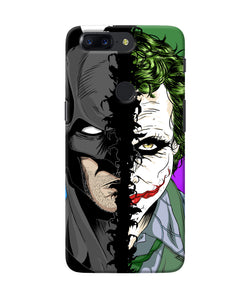 Batman Vs Joker Half Face Oneplus 5t Back Cover