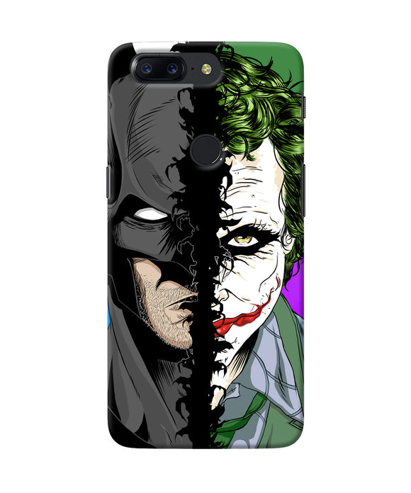 Batman Vs Joker Half Face Oneplus 5t Back Cover