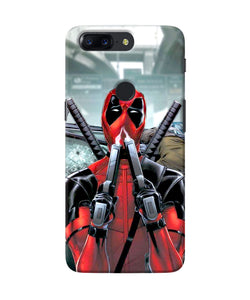 Deadpool With Gun Oneplus 5t Back Cover